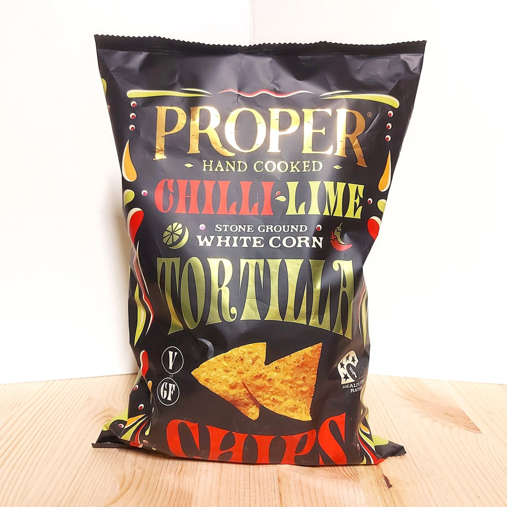 Proper Crisps - Tortilla Chips - Mumbleberry 9359956000031 Nuts, Popcorn & Crisps
