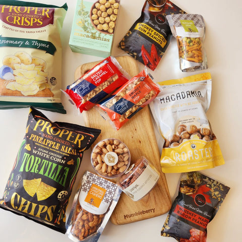 Nuts, Popcorn & Crisps - Mumbleberry