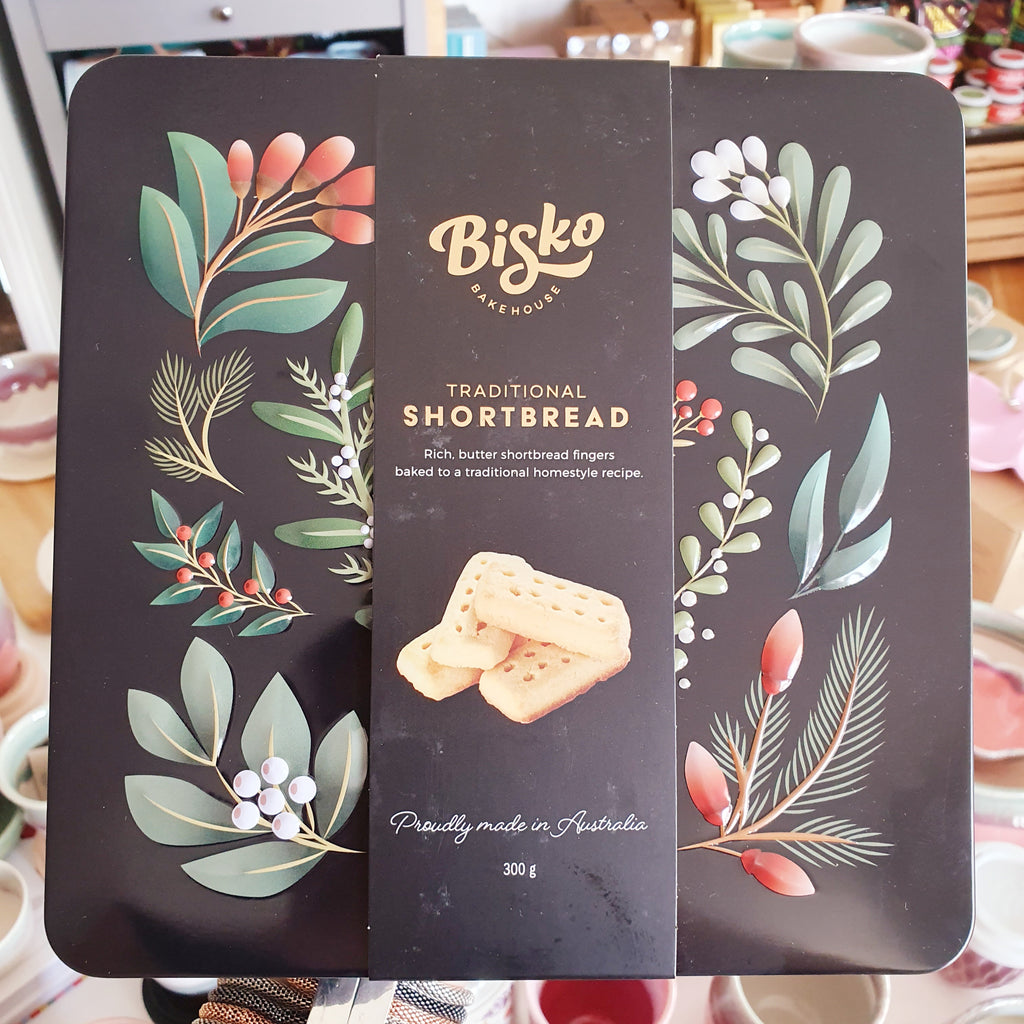 Traditional Christmas Brisbane Mumbleberry Shortbread Tin Natives Local Bisko 
