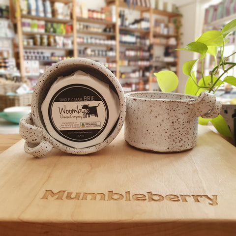 Australian Made Pottery Australian Artists Hand Made Brisbane Brie Baker Gifitng Brisbane Woombye Cheese Hampers Brisbane 
