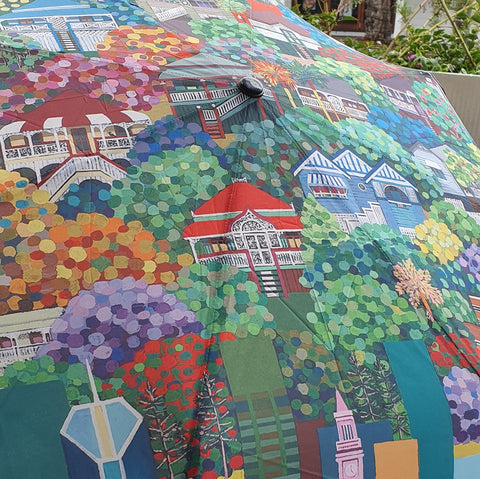 Wearable Art Brisbane Umbrellas Old Queenslander Art