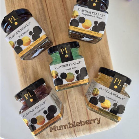 Native Australian Fruit Flavoured Pearls Salads Chef at home Brisbane Hand crafted local produce indigenous Culinary cooking something special elevate your meal 