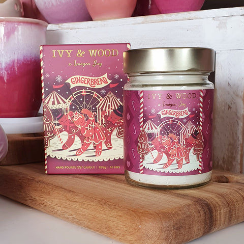 Gingerbread Candle Christmas Gift Brisbane Local Independent Ideas Mumbleberry