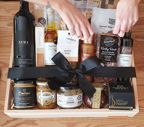 Brisbane Gourmet Hampers Hand selection hampers Brisbane Foodie Gifting Brisbane Vegan Gluten Free Hampers 