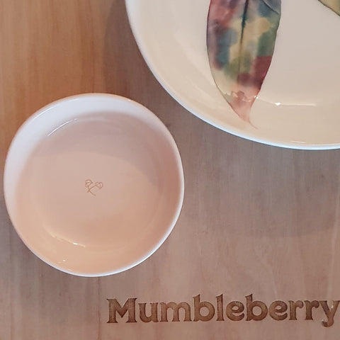 Louise M Pottery Hand Made Australian Pottery Local Pottery Brisbane Gifting Peach Colour 