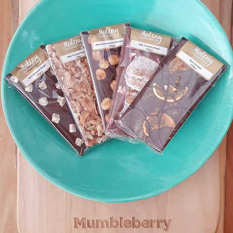 Maleny Chocolate Brisbane Ethical Cocoa Milk Chocolate Dark Chocolate White Chocolate Brisbane Gifting Bespoke Hampers 