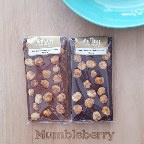 Maleny Chocolate Brisbane Ethical Cocoa Milk Chocolate Dark Chocolate White Chocolate Macadamia Nut Chocolate Brisbane Gifting Bespoke Hampers 