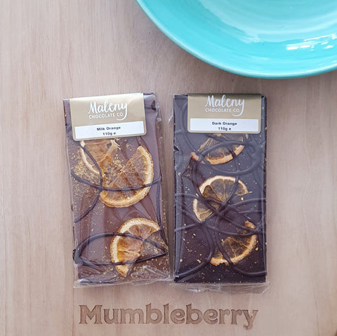 Maleny Chocolate Brisbane Ethical Cocoa Milk Chocolate Dark Chocolate White Chocolate Orange Chocolate Choc Orange Brisbane Gifting Bespoke Hampers 
