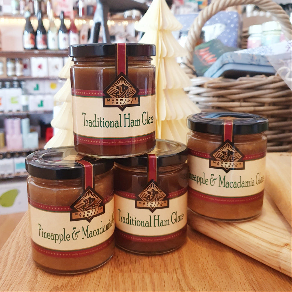 Traditional Ham Glaze Maxwells Treats Pineapple Macadamia Christmas Ham Glaze Australian Local Family Owned Food Brisbane Mumbleberry