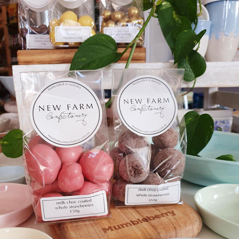 New Farm Confectionery - Chocolate Freeze-dried Strawberries