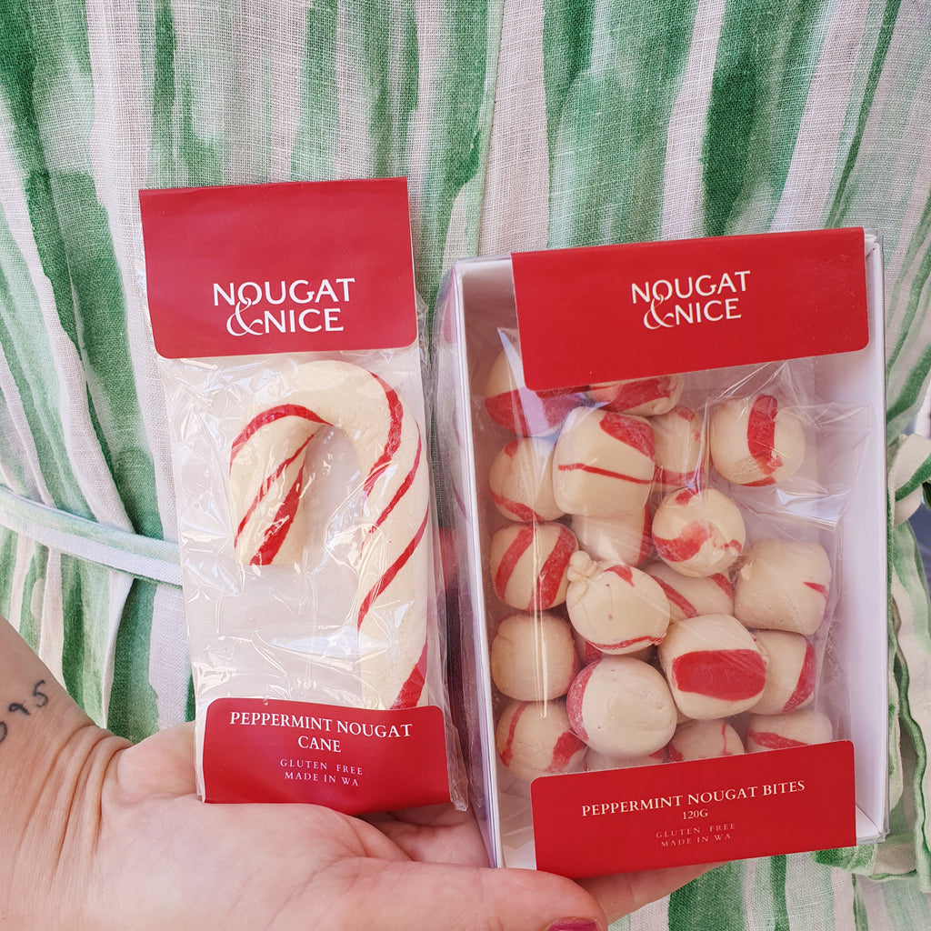 Candy Cane Nougat Christmas Treat Brisbane Local Mumbleberry Providore Sweets Food 