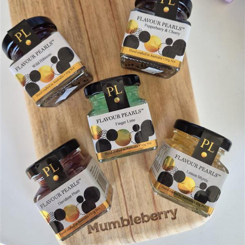 Native Australian Fruit Flavoured Pearls Salads Chef at home Brisbane Hand crafted local produce indigenous Culinary cooking something special elevate your meal 