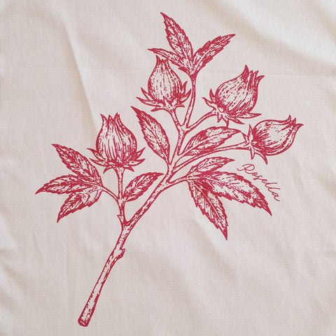 Brisbane Gifting Australian Made Australia Grown Cotton Tea Towels Bush Tucker Native Edible Plants Australian Natives Quality Gifting Hamper Delivery Brisbane Tourist Gifts Brisbane Rosella Shika Finnemore Art