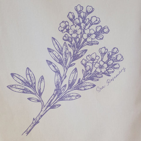 Brisbane Gifting Australian Made Australia Grown Cotton Tea Towels Bush Tucker Native Edible Plants Australian Natives Quality Gifting Hamper Delivery Brisbane Tourist Gifts Brisbane Sea Rosemary Shika Finnemore Art