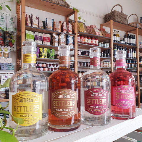 Artisan Boutique Australian Independent Gin Distiller Local Juniper Mclaren Vale Yuzu Gin Breakfast Gin Rare Dry Gin Pink Gin