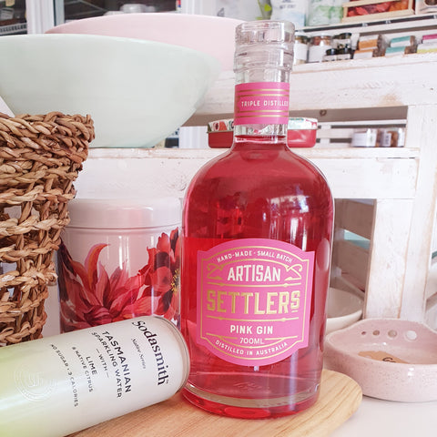 Artisan Local Australian Gin Distillers  Pink Gin Summer Soda 