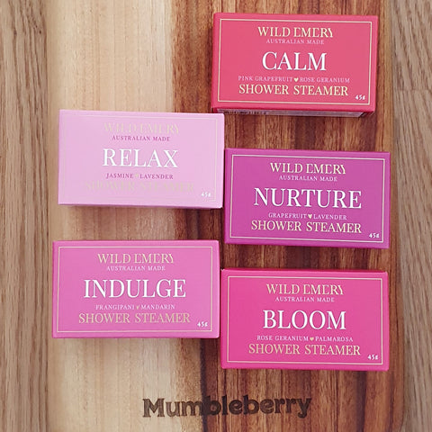 Calm Relax Nurture Indulge Bloom Shower Steamers Brisbane Gifting Hamper Delivery Thoughtful Gifts Brisbane 