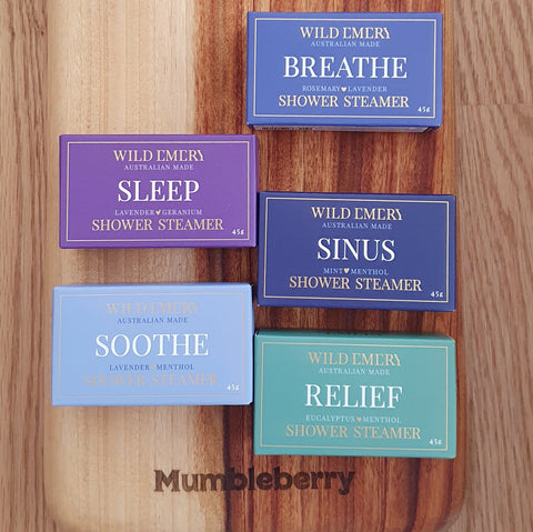 Breathe Sleep Sinus Soothe Relief Shower Steamers Brisbane Gifting Hamper Delivery Thoughtful Gifts Brisbane Cold and Flu Support 