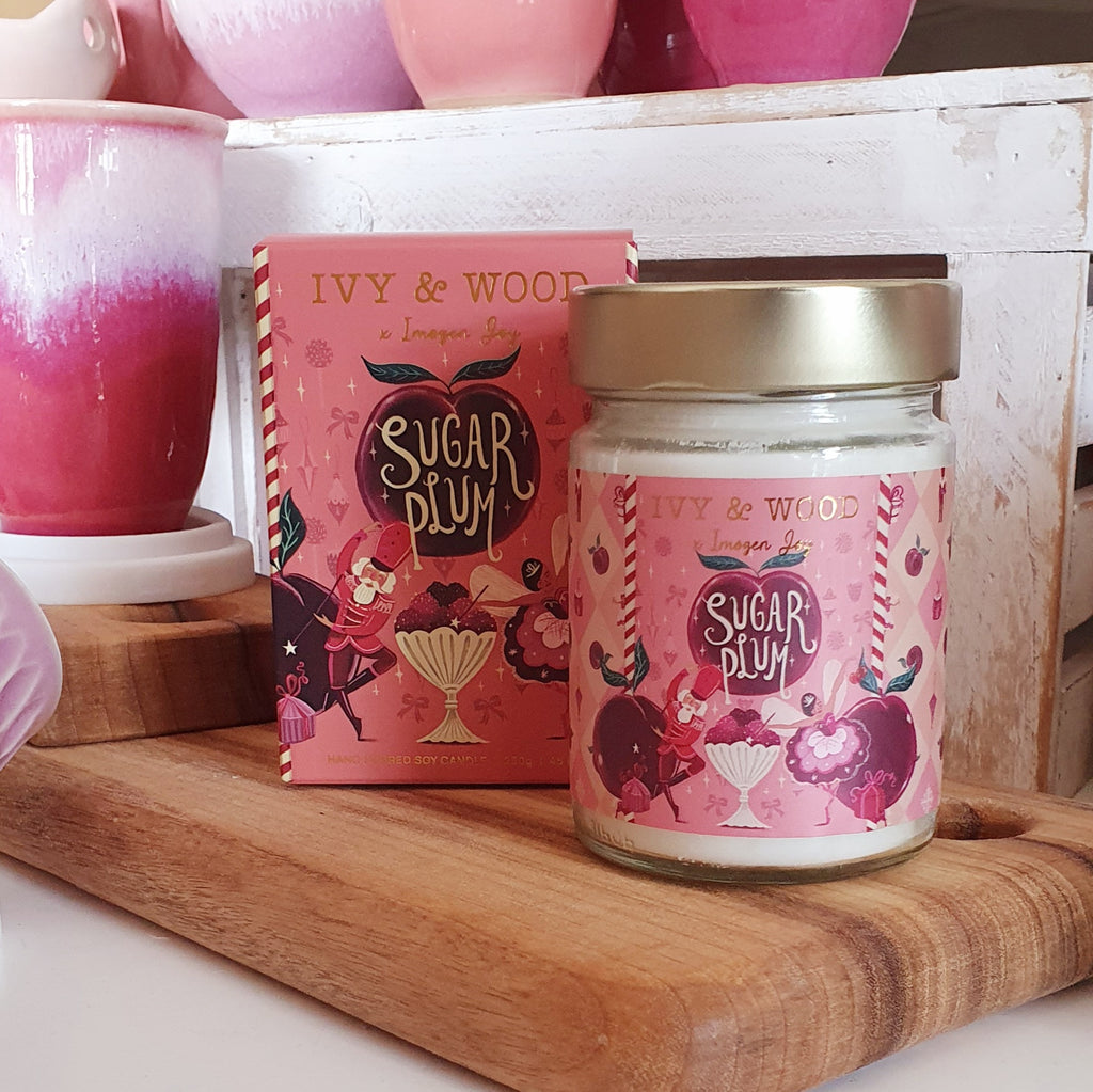 Sugar Plum Candle Christmas Gift Brisbane Local Independent Ideas Mumbleberry