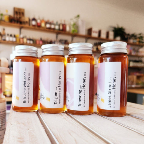 Bee 1/3 - Honey 95g Jar - Mumbleberry 12227 Jams & Honey