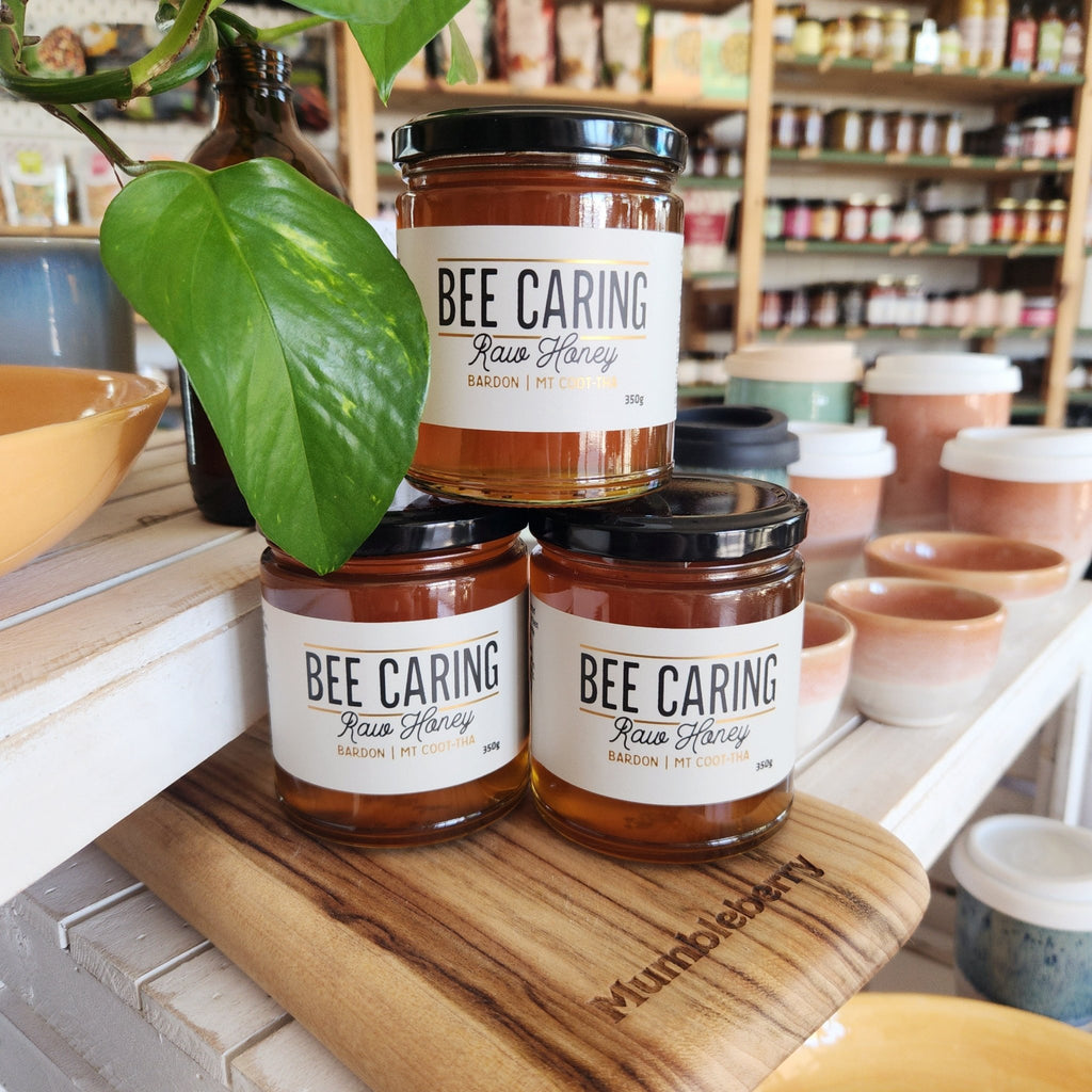 Bee Caring - Raw Honey - Mumbleberry 794712431299 Jams & Honey