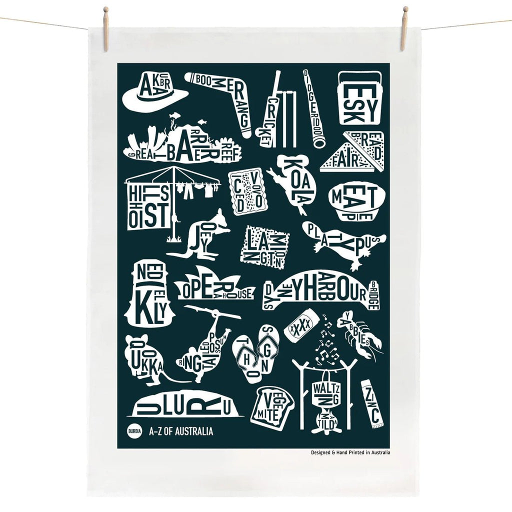 Burbia - Tea Towel - Mumbleberry 14495 Home & Keepsakes