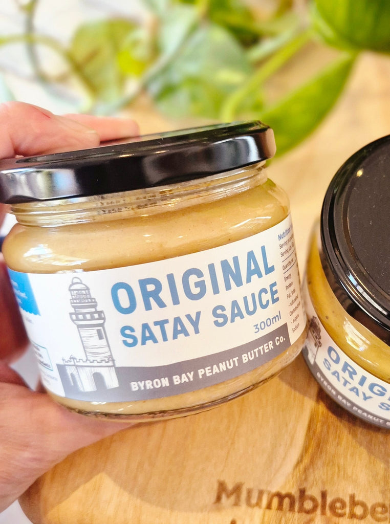 Byron Bay Peanut Butter Co. - Satay Sauce - Mumbleberry 9350936000102 Sauces, Relish & Pickles