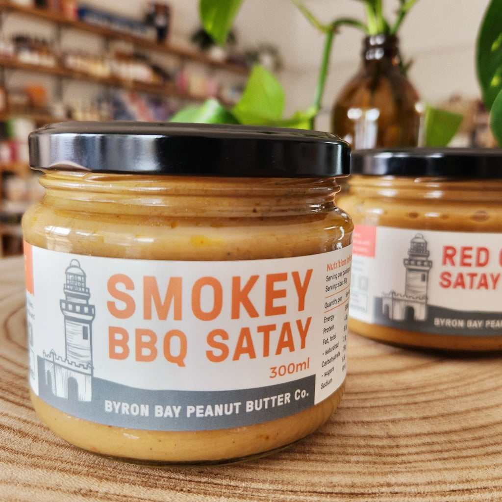 Byron Bay Peanut Butter Co. - Satay Sauce - Mumbleberry 9350936000119 Sauces, Relish & Pickles