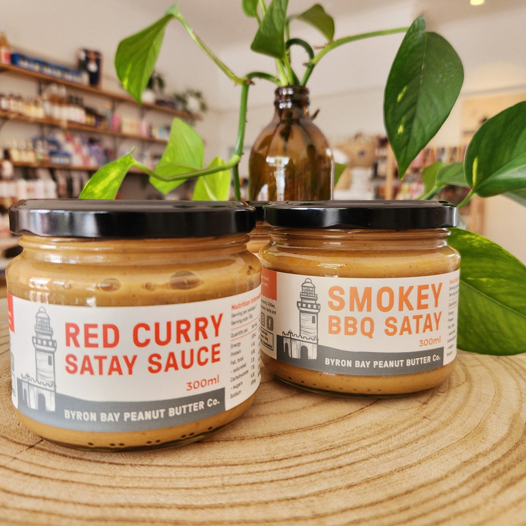 Byron Bay Peanut Butter Co. - Satay Sauce - Mumbleberry 9350936000126 Sauces, Relish & Pickles