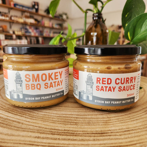 Byron Bay Peanut Butter Co. - Satay Sauce - Mumbleberry 9350936000126 Sauces, Relish & Pickles
