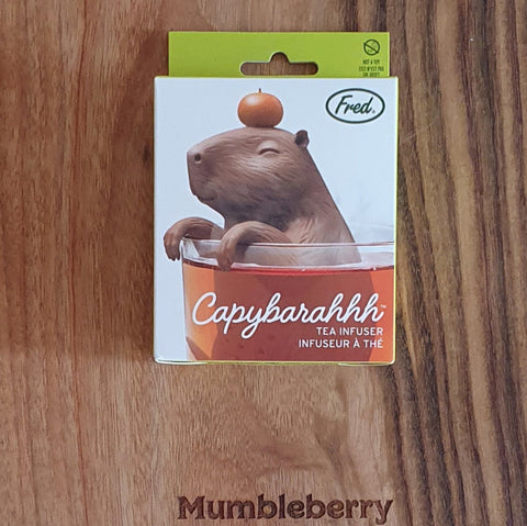 Genuine Fred Silicone Tea Infuser Cute Fun Playfull Gifts Brisbane Relaxolotl Capybarahhh Sipopotamus Bambrew Tea Dweller Hot Dog Mr Tea Cup Of Tea Providore Foodie Fashion Gift Ideas Tea Lovers