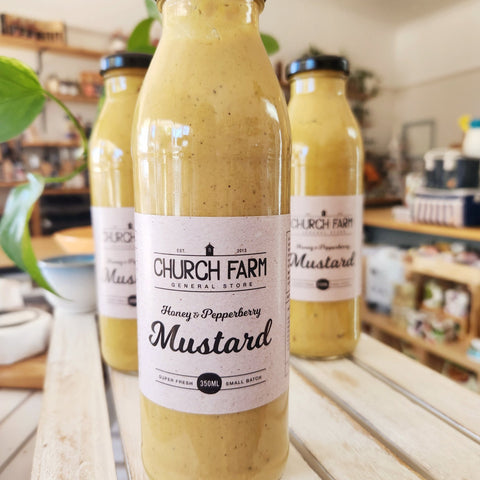 Church Farm - Honey & Pepperberry Mustard - Mumbleberry 659359516221 Pantry Staples