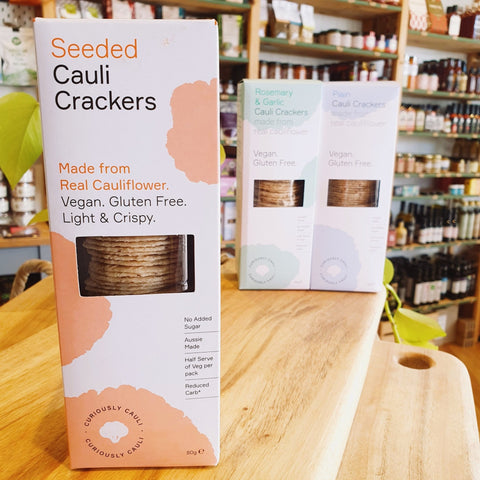Curiously Cauli - Cauli Crackers - Mumbleberry 9369998025459 Crackers & Cheese Accompaniments