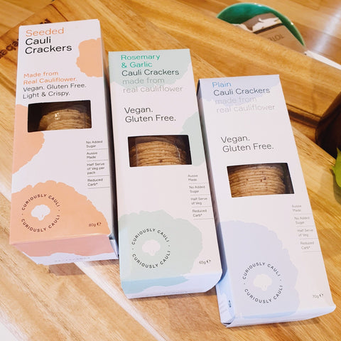 Curiously Cauli - Cauli Crackers - Mumbleberry 9369998121564 Crackers & Cheese Accompaniments