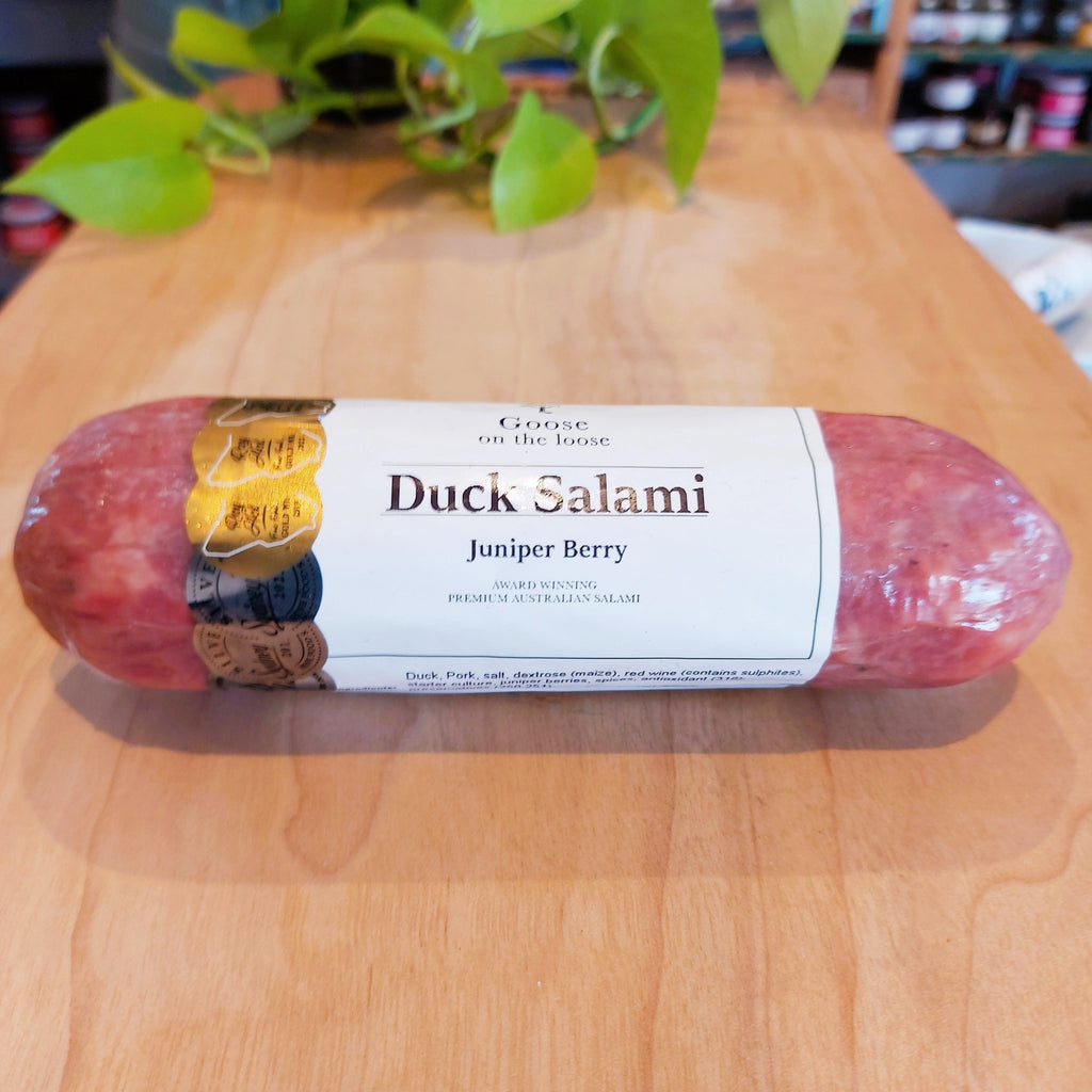 Goose on the Loose - Whole Salami (300g) - Mumbleberry 9356738000005 From the Fridge