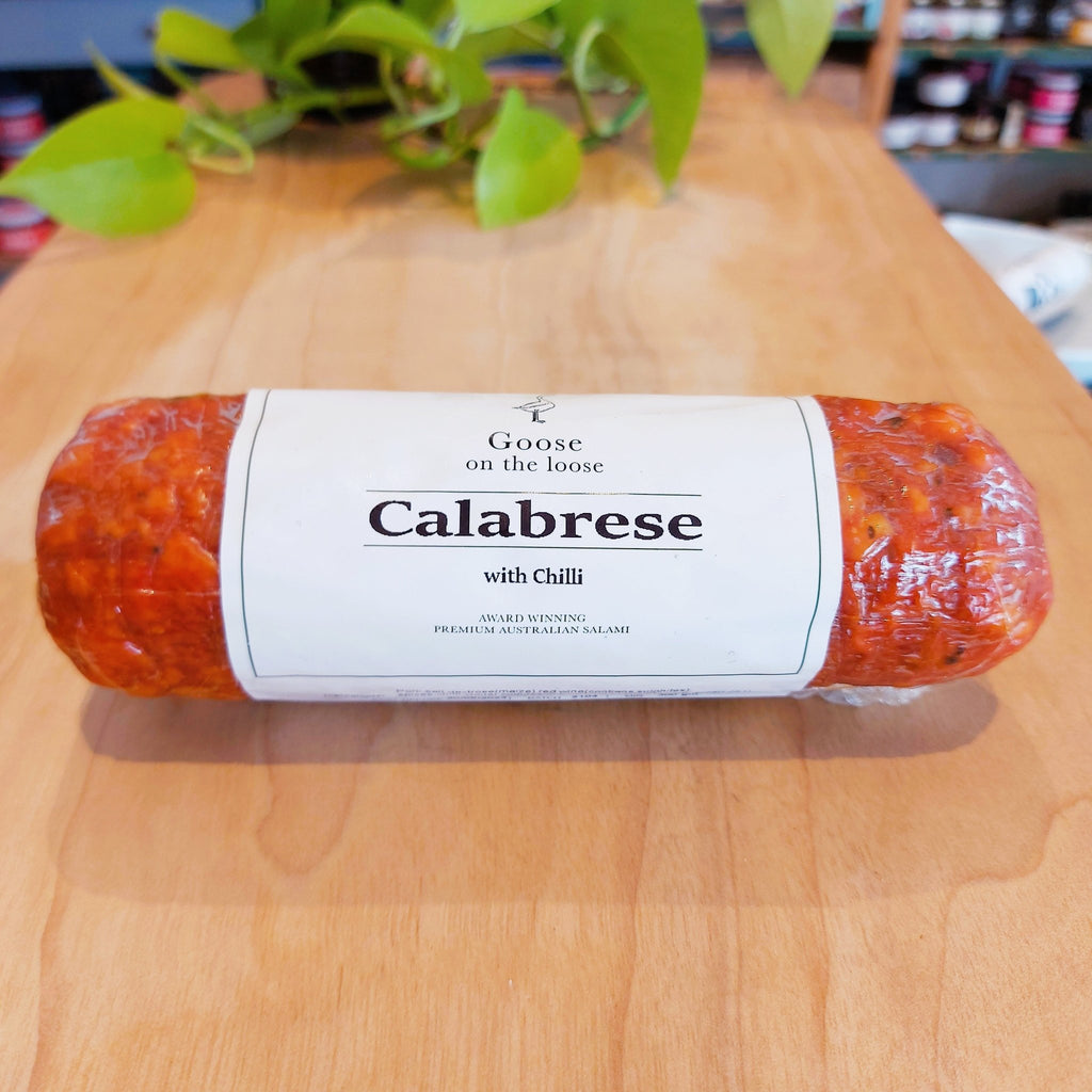 Goose on the Loose - Whole Salami (300g) - Mumbleberry 9356738000067 From the Fridge