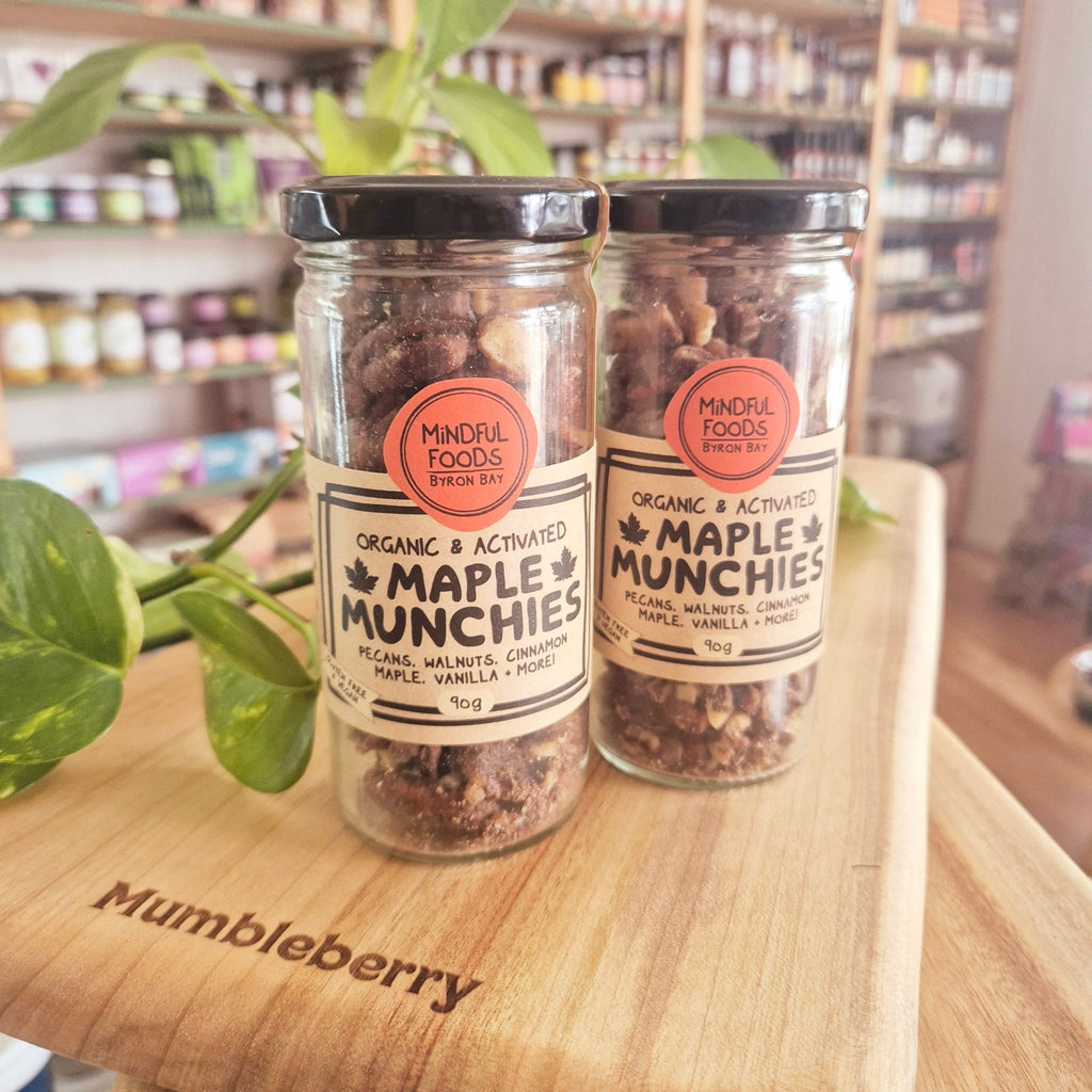 Mindful Foods - Maple Munchies - Mumbleberry 9351857001070 Nuts, Popcorn & Crisps