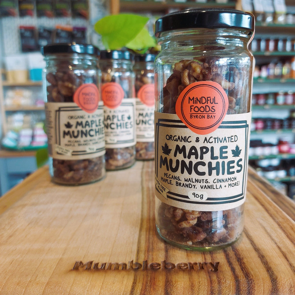 Mindful Foods - Maple Munchies - Mumbleberry 9351857001070 Nuts, Popcorn & Crisps