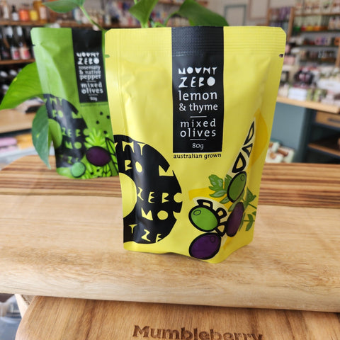 Mt Zero Olives - Olive Pouches - Mumbleberry 9327013009181 Crackers & Cheese Accompaniments
