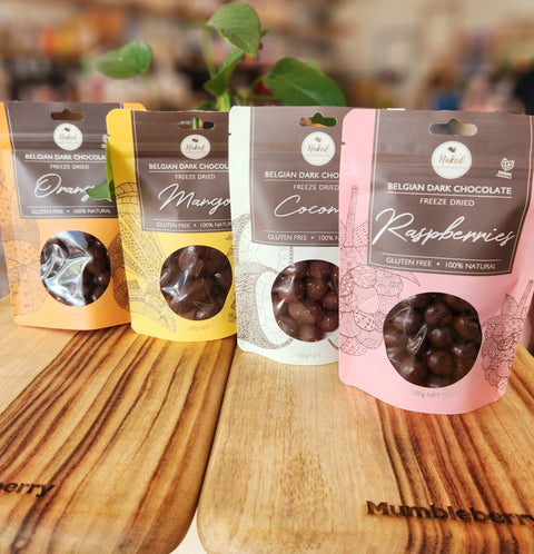 Naked Chocolates - Dark Chocolate - Mumbleberry 735850180380 Chocolate & Sweets