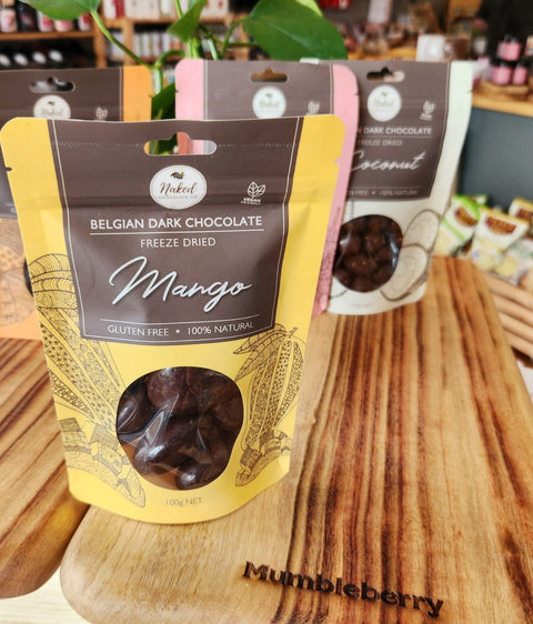 Naked Chocolates - Dark Chocolate - Mumbleberry 735850180397 Chocolate & Sweets