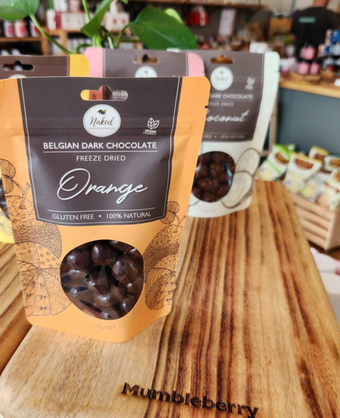 Naked Chocolates - Dark Chocolate - Mumbleberry 806809688681 Chocolate & Sweets