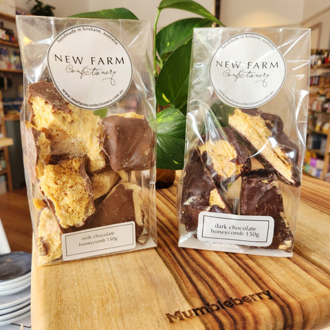 New Farm Confectionery - Chocolate Honeycomb - Mumbleberry 9352556000265 Chocolate & Sweets