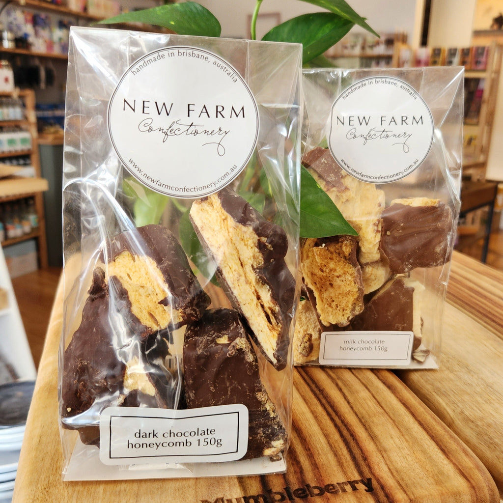 New Farm Confectionery - Chocolate Honeycomb - Mumbleberry 9352556000272 Chocolate & Sweets