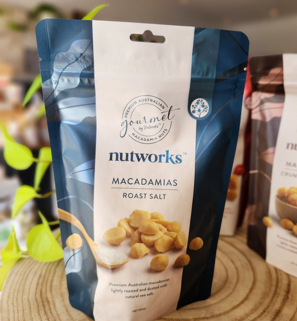 Nutworks - Macadamias 200g - Mumbleberry 9332129009628 Nuts, Popcorn & Crisps