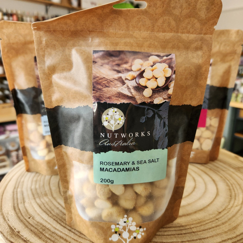 Nutworks - Macadamias 200g - Mumbleberry 9332129021972 Nuts, Popcorn & Crisps