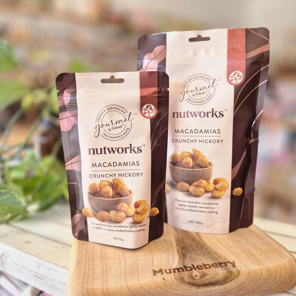 Nutworks - Macadamias 200g - Mumbleberry 9332129038321 Nuts, Popcorn & Crisps