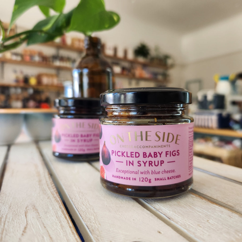 On the Side - Pickled Baby Figs 120g - Mumbleberry 9359378000015 Crackers & Cheese Accompaniments