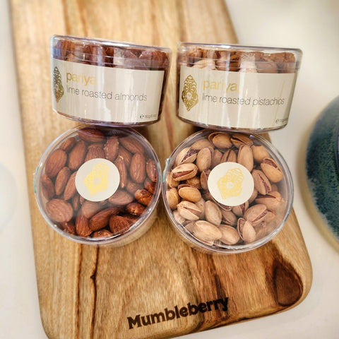 Pariya - Lime Roasted Nuts - Mumbleberry 811046770556 Nuts, Popcorn & Crisps