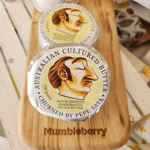 Pepe Saya - Cultured Butter 225g - Mumbleberry 9345126001458 From the Fridge